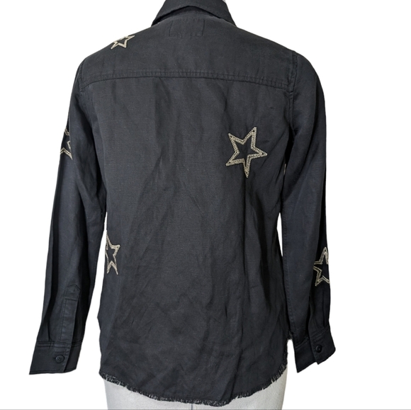 Rails Loren Button-Down Black Shirt Jacket...Size XXSmall - Picture 6 of 12